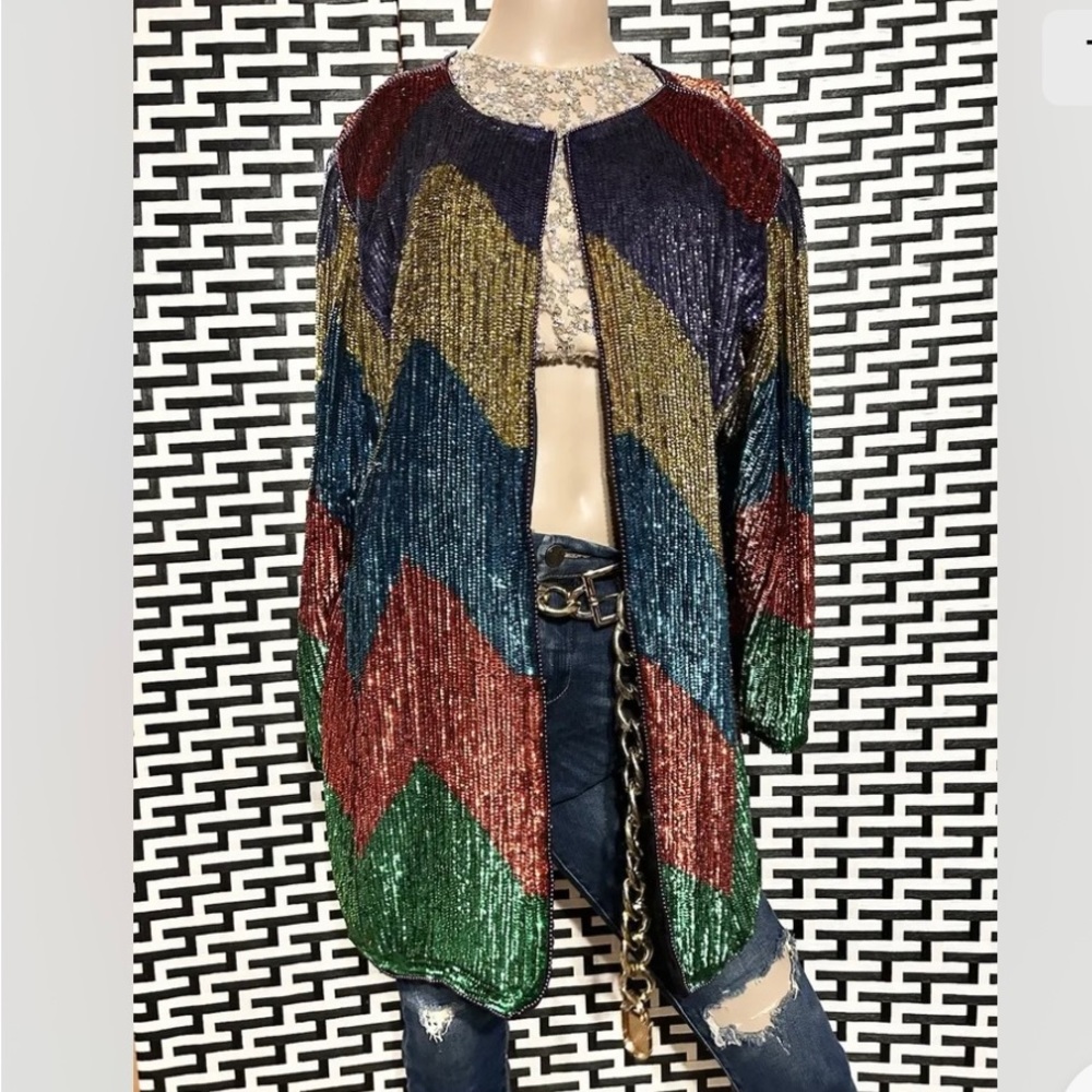Vintage ‘80s/90’s sequin duster